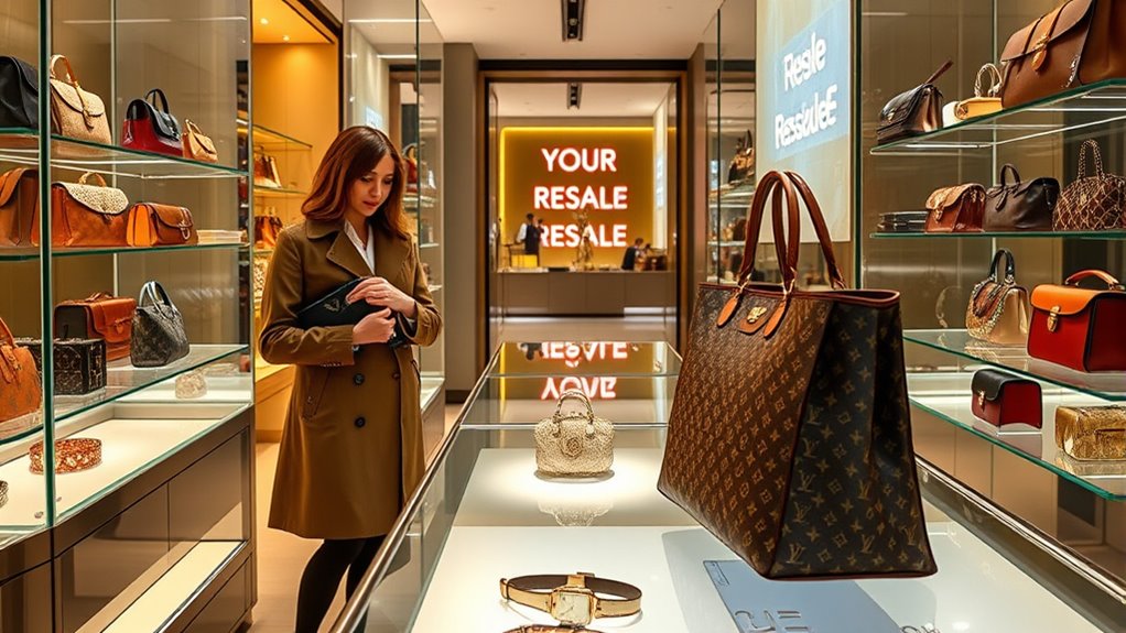 luxury brands resale influence