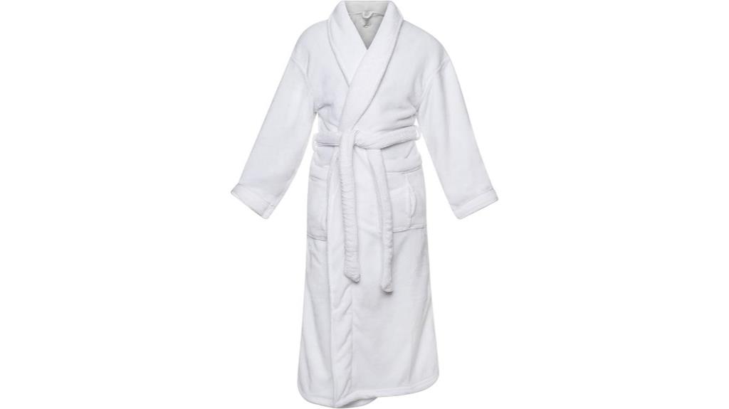 luxury brushed microfiber robe