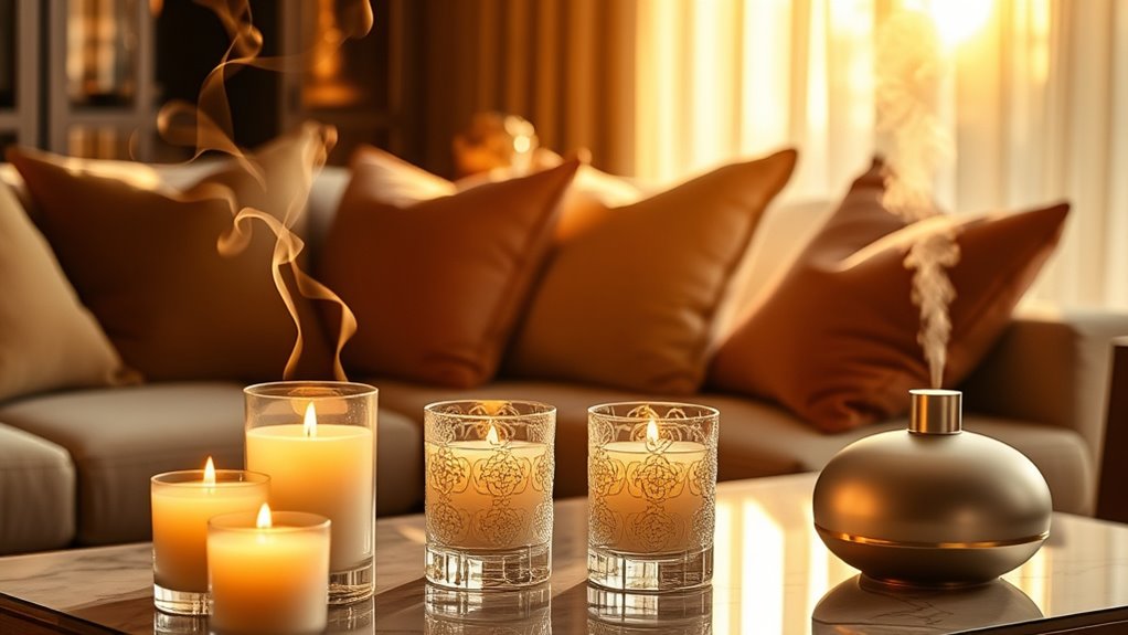 luxury candles enhance ambiance