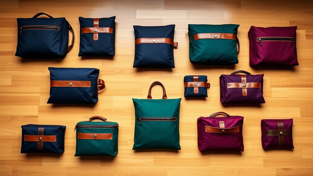 luxury compression packing cubes