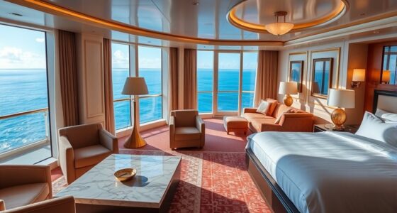 luxury cruise suite amenities