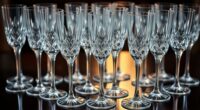 luxury crystal champagne glasses