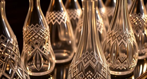 luxury crystal wine decanter collection