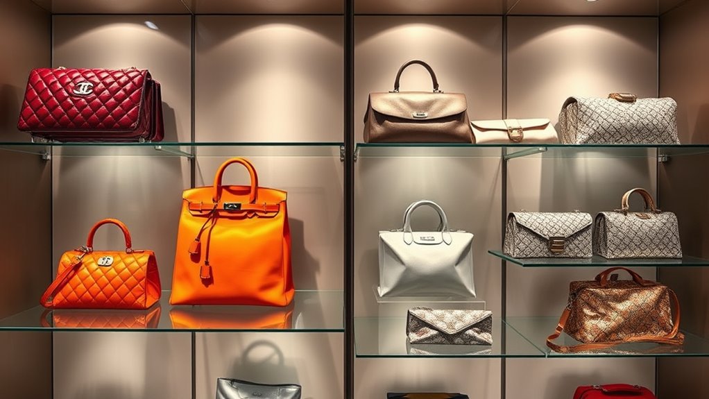 luxury designer and evening bags