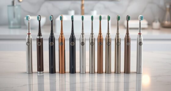luxury electric toothbrush selection