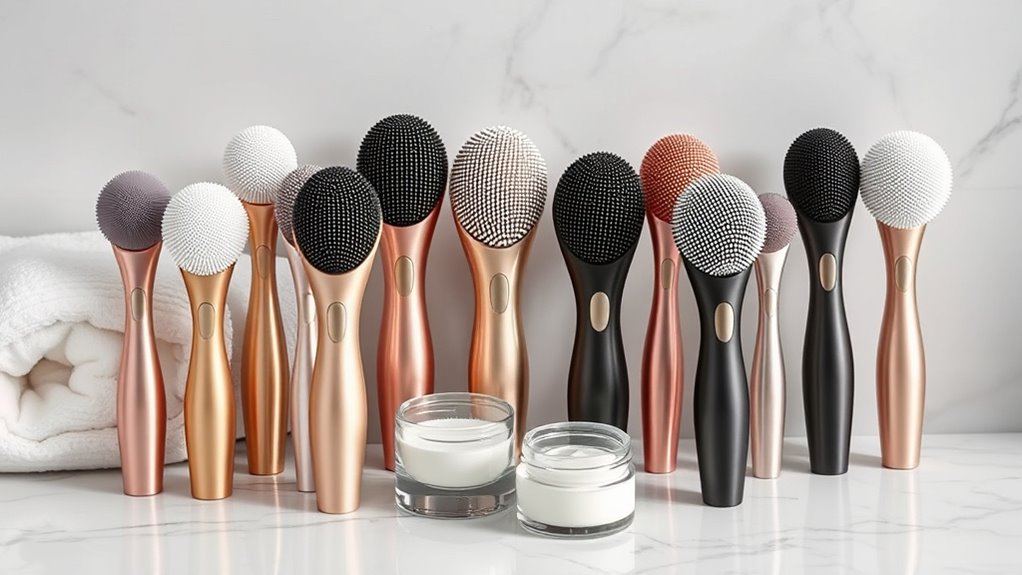luxury facial cleansing brushes