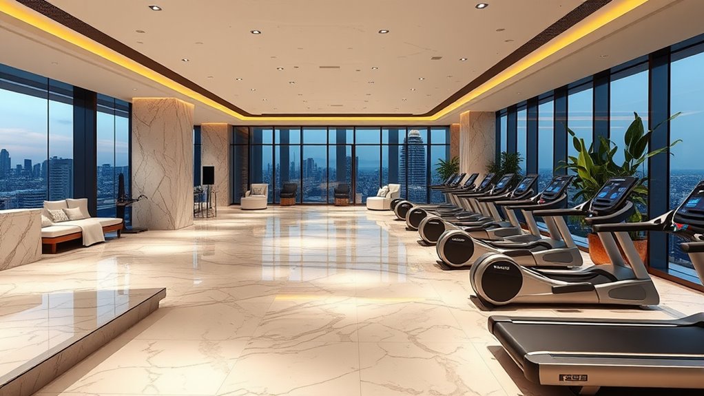 luxury fitness with innovative technology