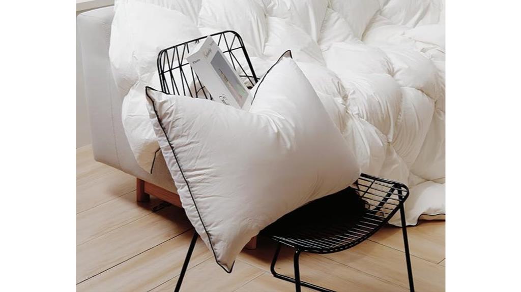 luxury goose down pillows