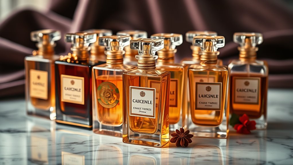 luxury gourmand perfume selection