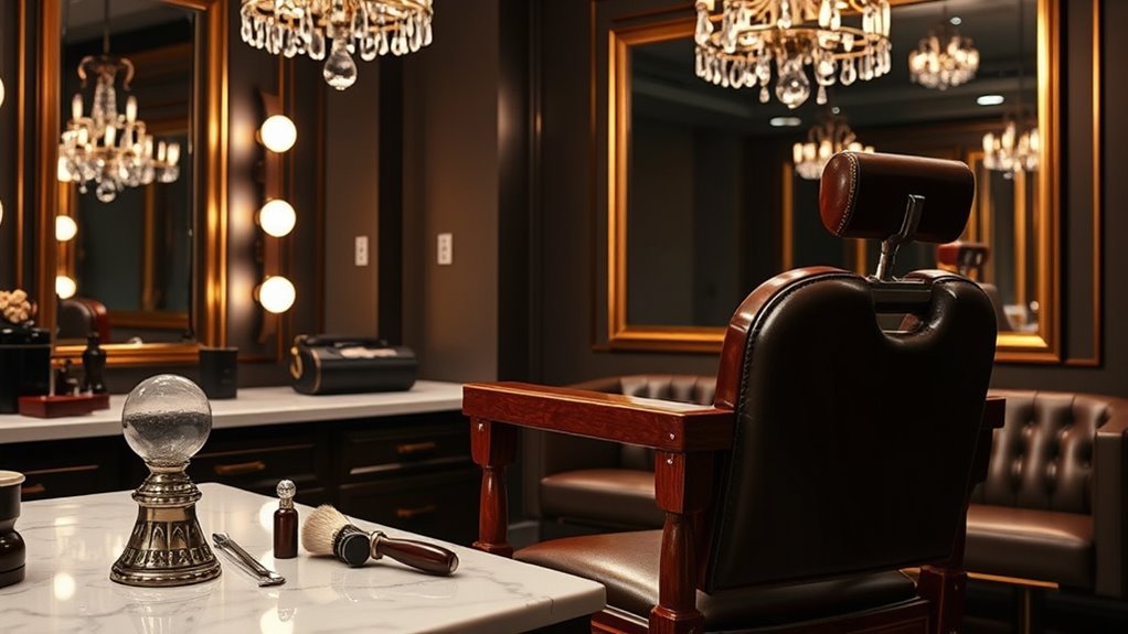 luxury grooming environment