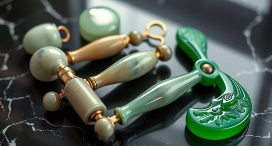 luxury gua sha and rollers