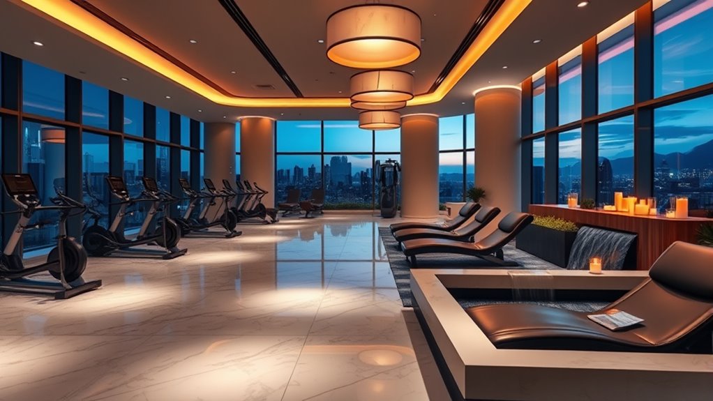luxury gym membership costs