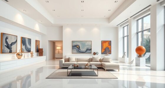 luxury home art display