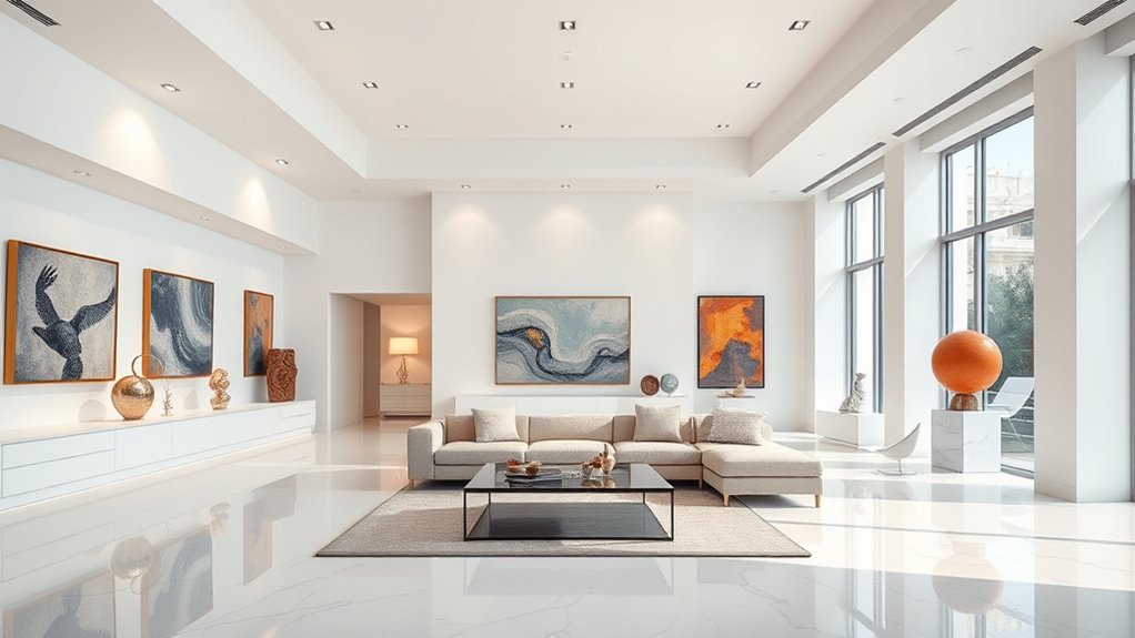 luxury home art display