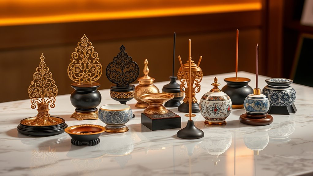 luxury incense holder collection