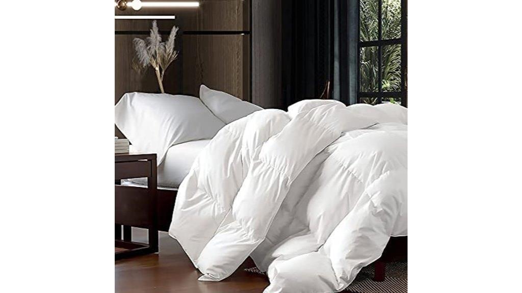 luxury king down comforter