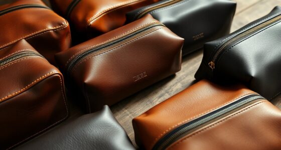 luxury leather travel cases