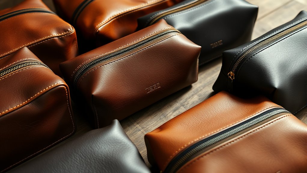 luxury leather travel cases