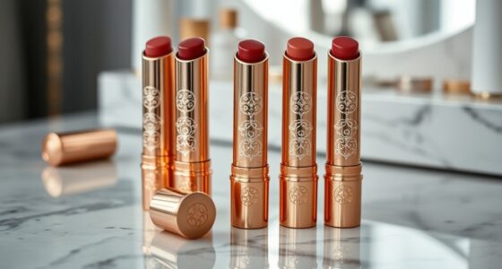 luxury lip balm selection