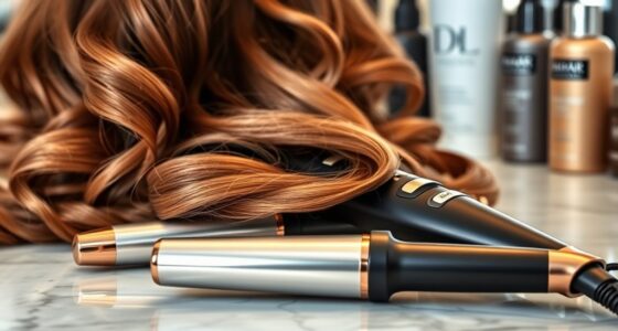 luxury long hair curling irons
