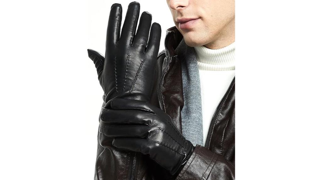 luxury men s leather gloves