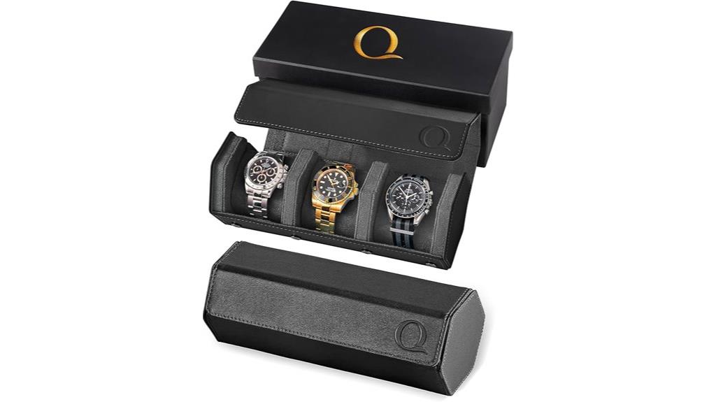 luxury men s leather watch case
