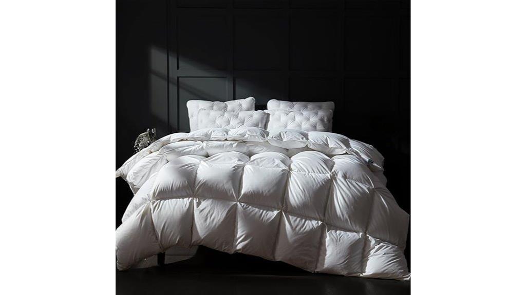 luxury queen down comforter
