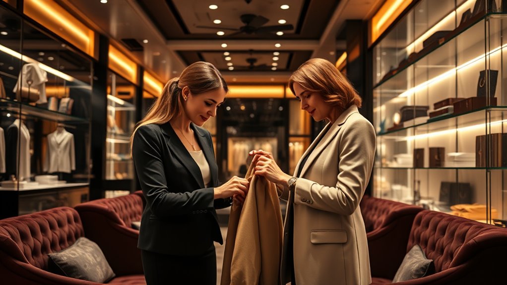 luxury shopping personalization and exclusivity