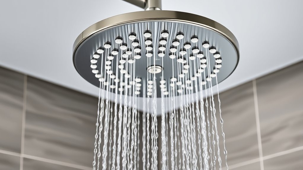 luxury shower head features