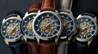 luxury skeleton watch collection