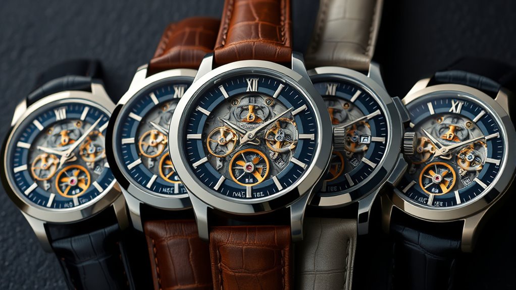 luxury skeleton watch collection