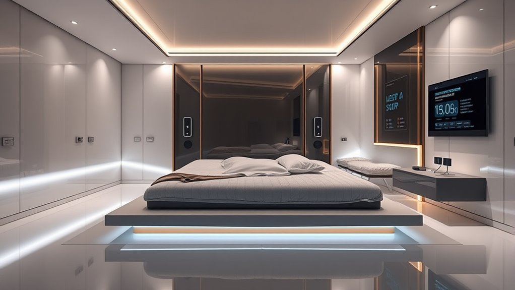 luxury tech bedroom design
