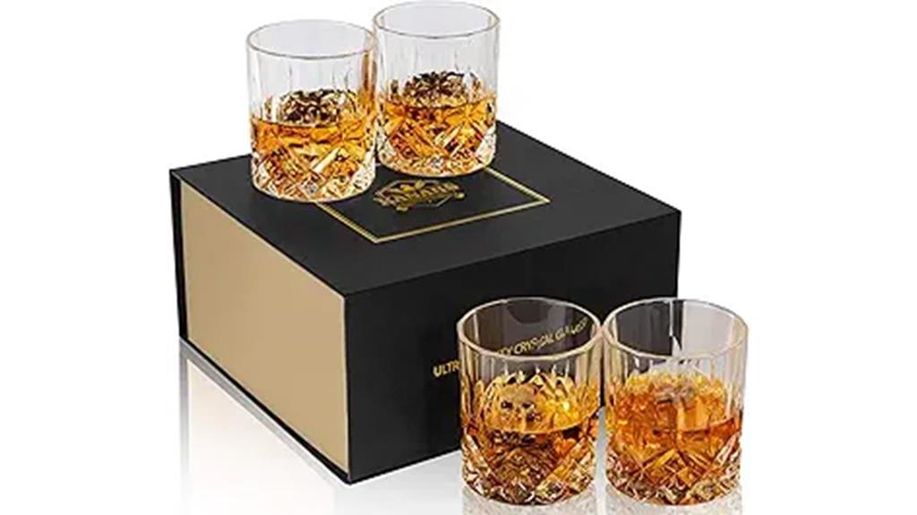 luxury whiskey glass set