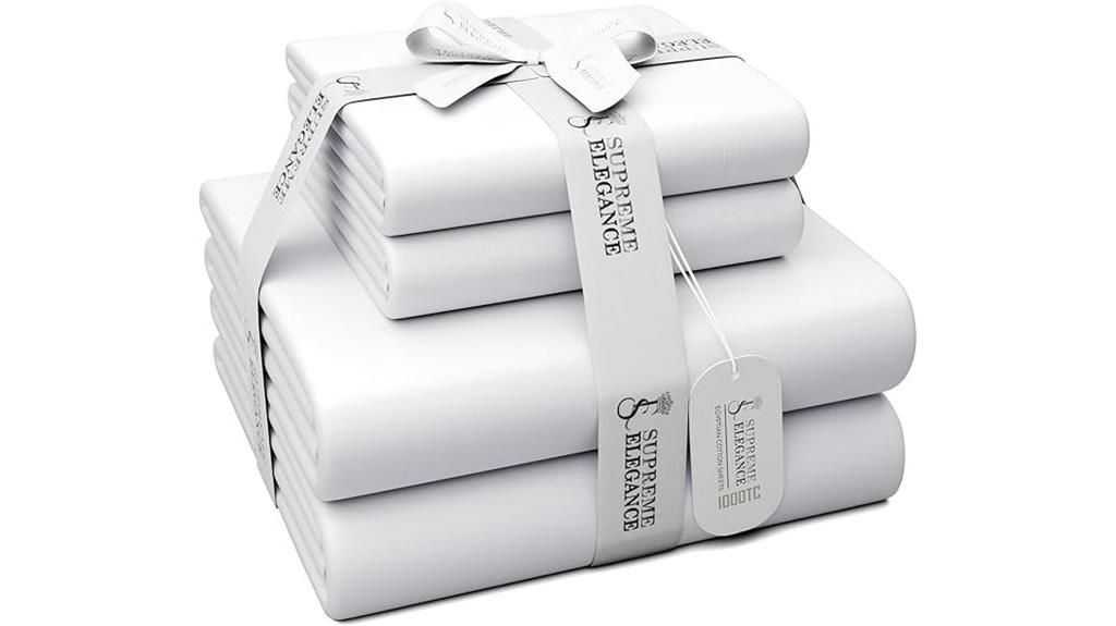 luxury white king sheets