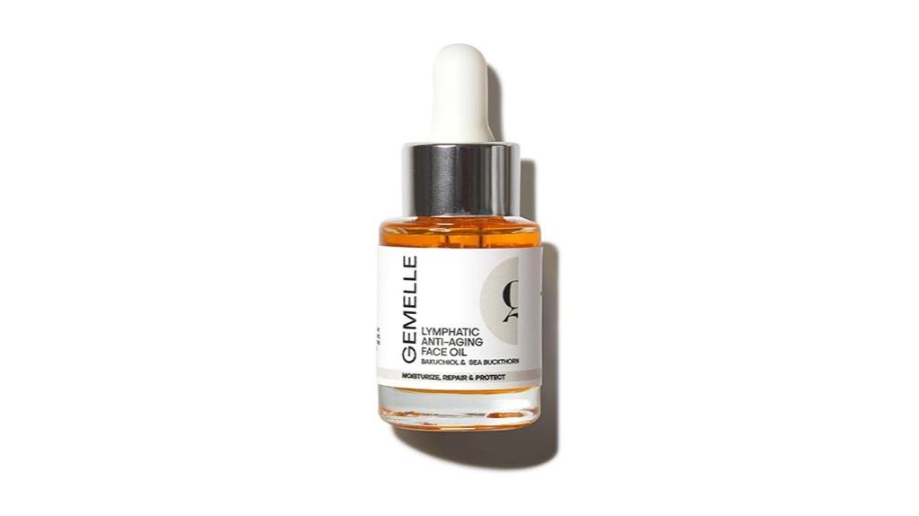 lymphatic anti aging face oil