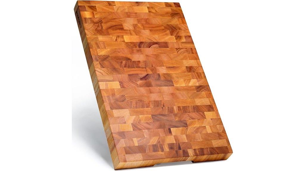 mahogany end grain cutting board