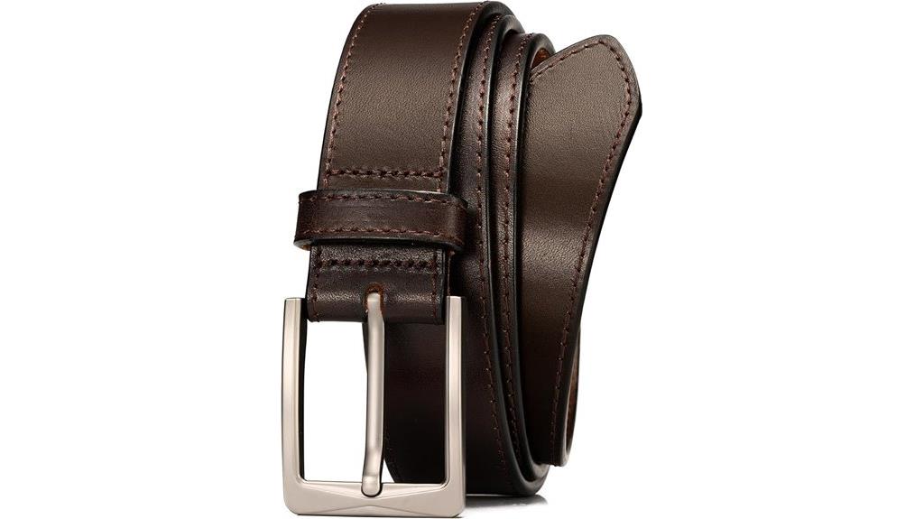men s 35mm leather belt