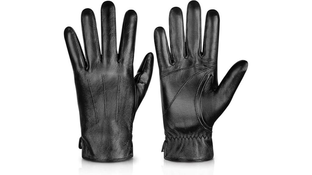 men s genuine sheepskin gloves