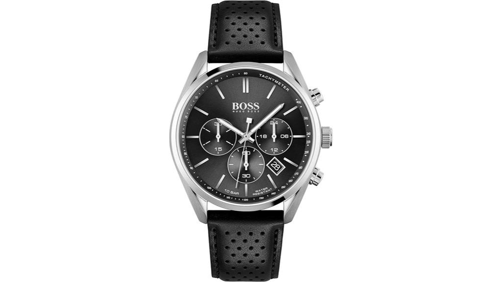 men s quartz chronograph watch