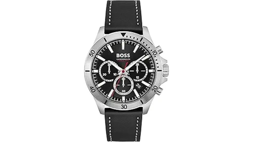 men s quartz chronograph watch
