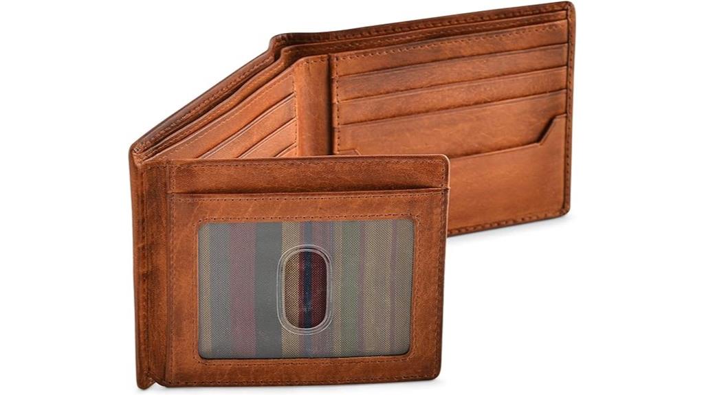 men s rfid bifold wallet