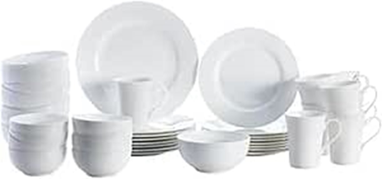 mikasa 40 piece dinner set