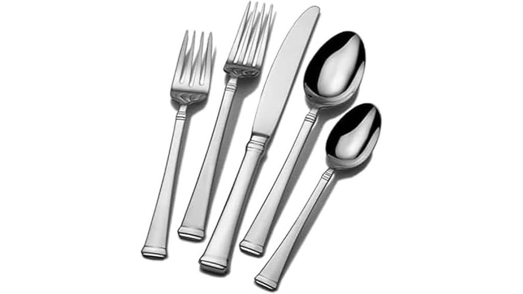 mikasa 65 piece flatware set