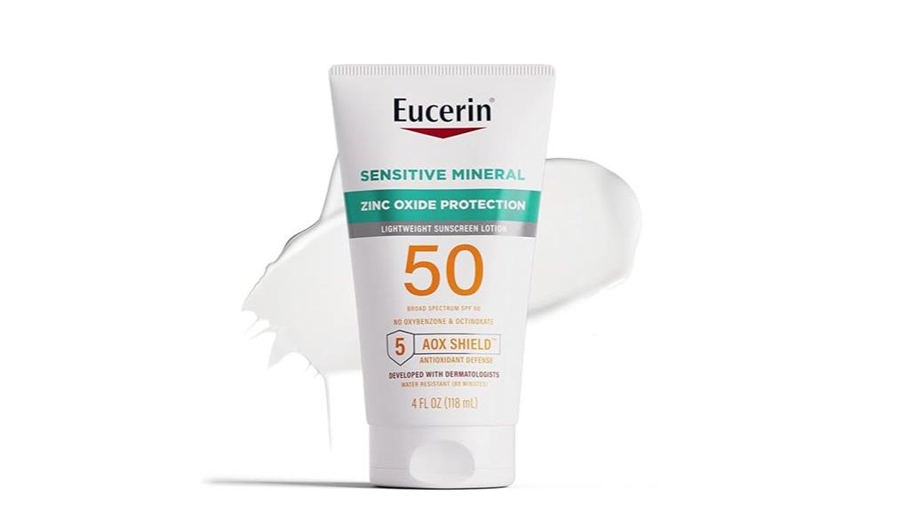 mineral spf 50 sunscreen lotion