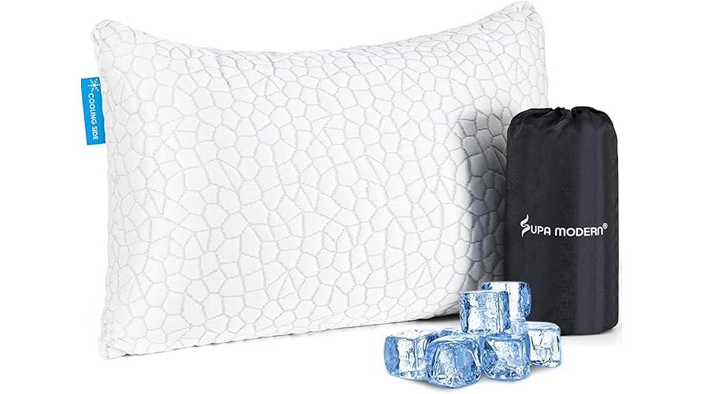 modern cooling memory pillow