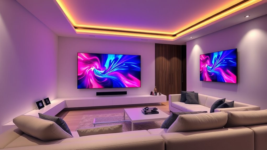 modern sleek energy efficient entertainment