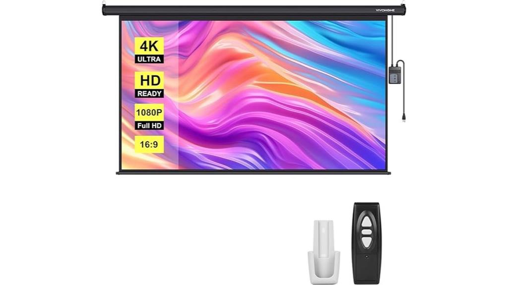 motorized 100 inch electric screen