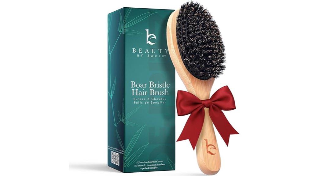 natural boar bristle brush