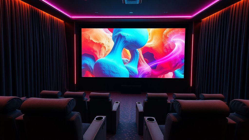 optimal home theater display setup