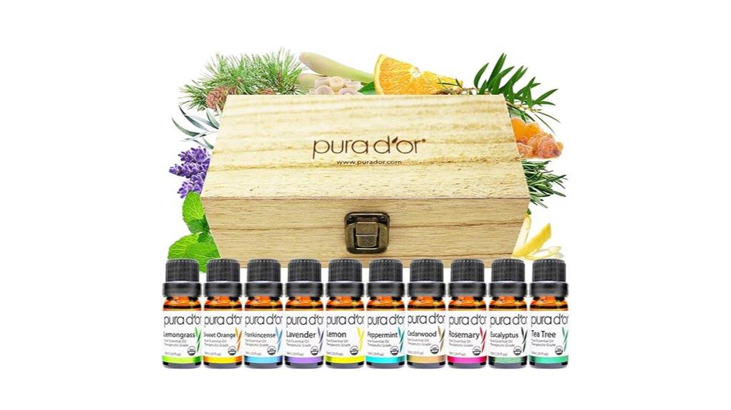 organic essential oil set